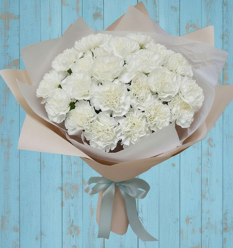 Букет цветов из: Гвоздики в Кужорской