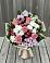 Букет цветов из: Альстромерии, Гвоздики, Розы и Хризантемы в Кужорской