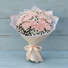 Букет цветов из:  Гвоздики в Кужорской