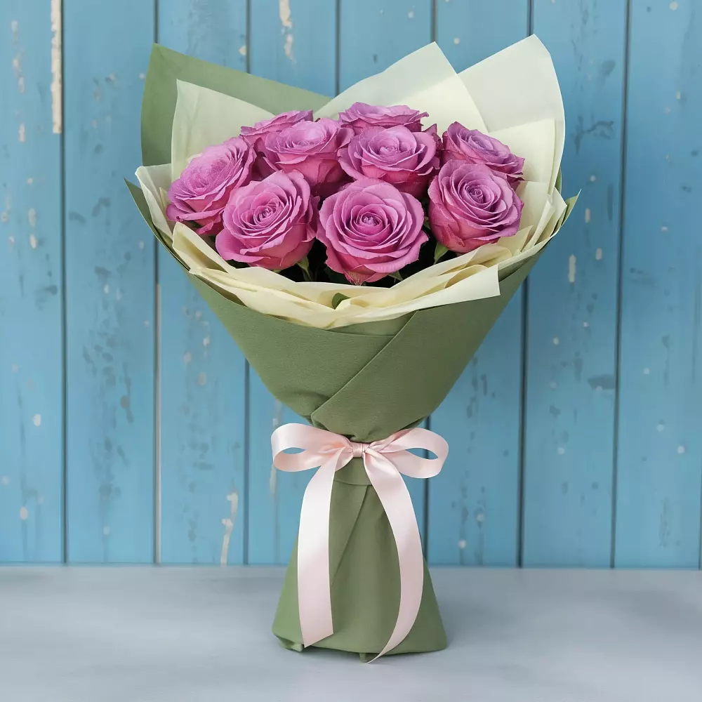 Букет Розы Фёрст Леди в Кужорской