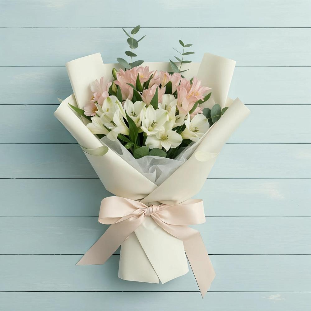 Букет цветов из: Альстромерии в Кужорской