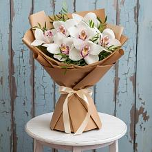 Букет цветов из:  Орхидеи и Розы в Кужорской
